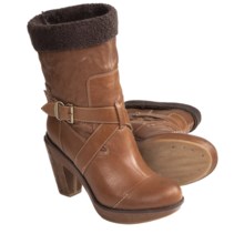 Timberland Marge Wood Mid Heel Boots (For Women) in Tan - Closeouts