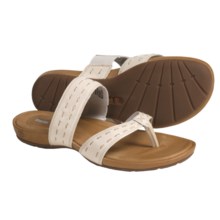 Timberland Pleasant Bay Sandals - Leather Thongs, Recycled Materials (For Women) in Antique White - Closeouts
