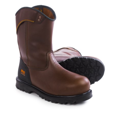 Timberland Pro Boomtown Wellington Work Boots Leather Safety Toe For Men
