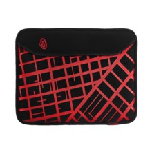 Timbuk2 Scuba Neoprene Tablet Case - XS in Black/Revlon Red Sf Grid Print - Closeouts