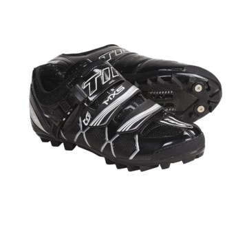Time Sport MXS MTB Cycling Shoes - SPD, Carbon (For Men and Women) in Shiny Black