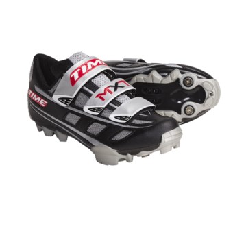 Time Sport MXT MTB Cycling Shoes (For Men and Women) in Black/Grey