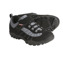 Time Sport TXT MTB Cycling Shoes (For Men and Women) in Black/Grey - Closeouts