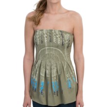 Tin Haul Cotton Knit Jersey T-Shirt - Strapless (For Women) in Green - Closeouts