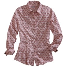 Tin Haul Floral Print Shirt - Snap Front, Long Sleeve (For Women) in Red - Closeouts