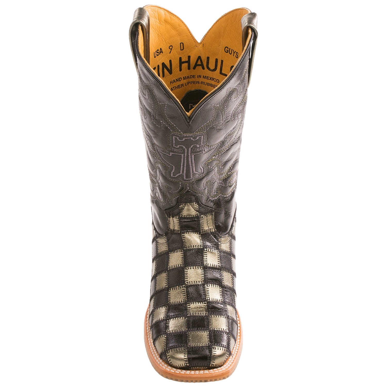 Tin Haul Metallic Checkerboard Cowboy Boots (For Men) 7432N Save 57