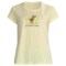 Toast and Jammies Printed Cotton Tee Shirt - Contemporary Cut, Short Sleeve (For Women) in Just Moosin Around