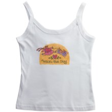 Toast and Jammies Screen-Printed Tank Top - Cotton, Missy Cut, For Women) in Walk The Dog - Closeouts