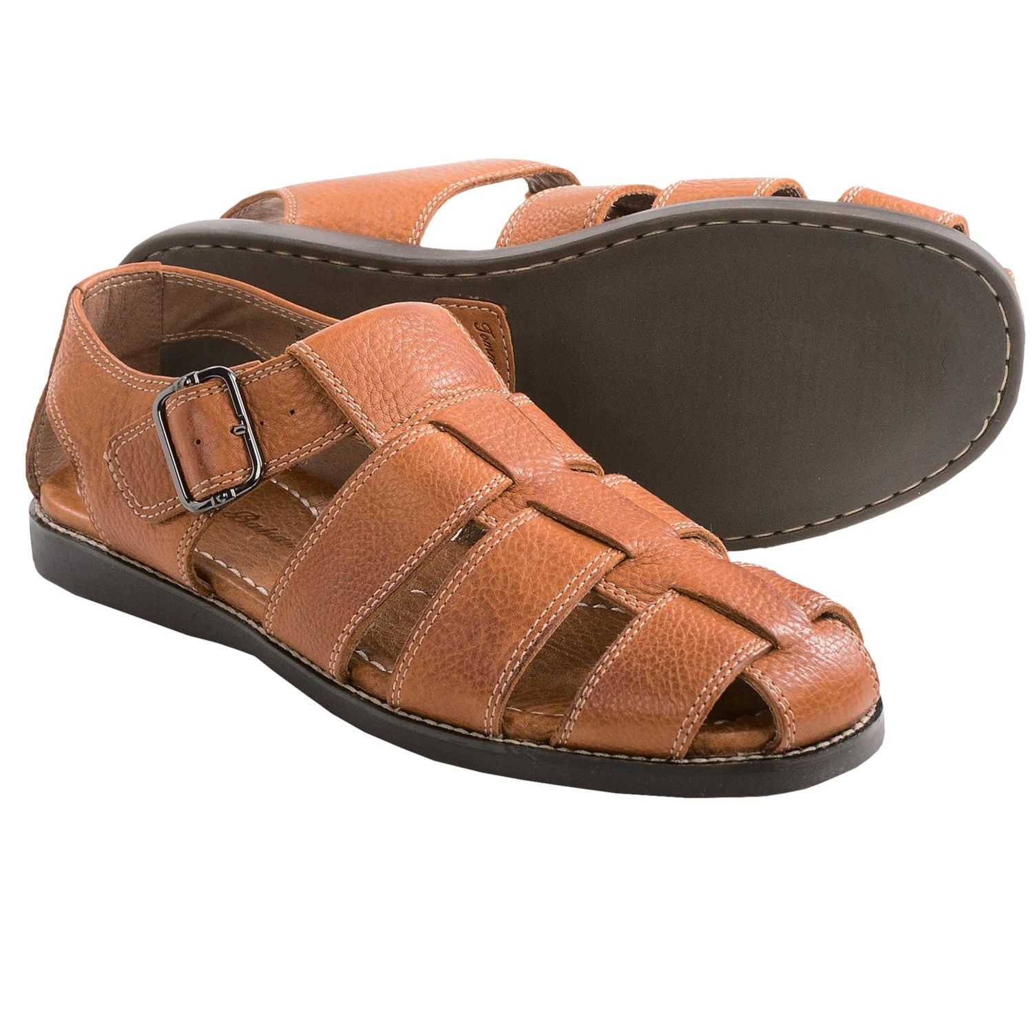 ... Bahama Anchors Away Fisherman Sandals - Leather (For Men) - Save 35%
