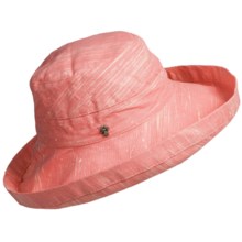 Tommy Bahama Sun Washed Sun Hat - Crushable, Cotton Canvas (For Women) in Coral - Closeouts
