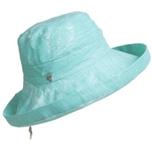 Tommy Bahama Sun Washed Sun Hat - Crushable, Cotton Canvas (For Women) in Sky - Closeouts