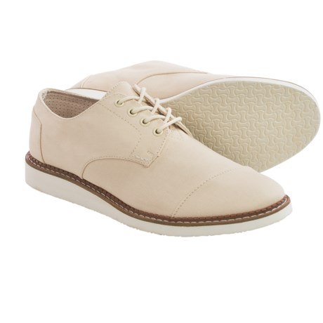 TOMS Classic Brogue Shoes Cotton Twill (For Men)