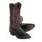 Black Tony Lama Sundance Cowboy Boots - 13", Z-Toe (For Men)