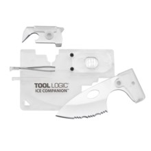 Tool Logic Ice Lite I Multitool Card - LED Light in Clear - Closeouts