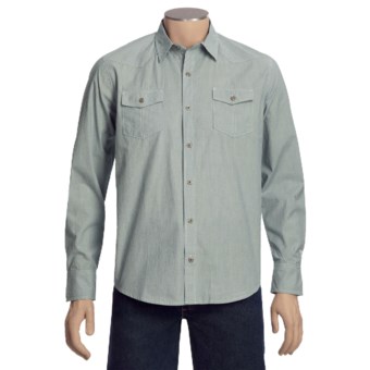 Topo Ranch The Banker Shirt - Organic Cotton, Long Sleeve (For Men) in Storm