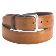 Torino Water Buffalo Leather Belt - 38mm (For Men) in Caramel - Closeouts