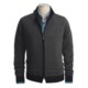 Toscano Diagonal Weave Sweater - Merino Wool-Blend, Full Zip (For Men)