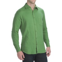 Toscano Garment-Washed Linen Shirt - Long Sleeve (For Men) in Green - Closeouts