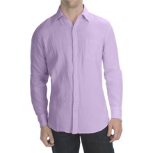 Toscano Garment-Washed Linen Shirt - Long Sleeve (For Men) in Purple - Closeouts