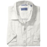 Toscano Linen Shirt with Flap Pockets - Short Sleeve (For Men)