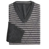 Toscano Merino Wool Blend Sweater - V-Neck (For Men)