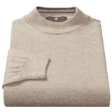 Toscano Mock Turtleneck Sweater - Italian Merino Wool (For Men)