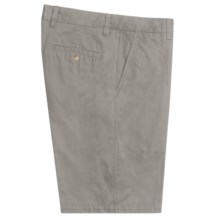Toscano Twill Shorts - Cotton (For Men) in Shark - Closeouts