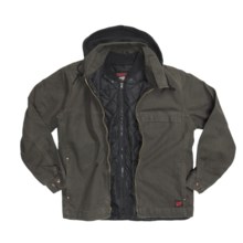 Tough Duck Cotton Washed Canvas Jacket - 3-in-1 (For Big Men) in Moss - Closeouts