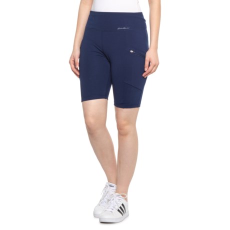 Eddie Bauer Trail Tight Shorts - UPF 50+, High Rise (For Women) - CLASSIC NAVY (S )