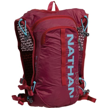 Nathan TrailMix 7 L Race Hydration Vest - 2 L Reservoir, Expanded Fit (For Women) - SANGRIA/MAGENTA PURPLE/PURPLE/SKY BLUE ( )