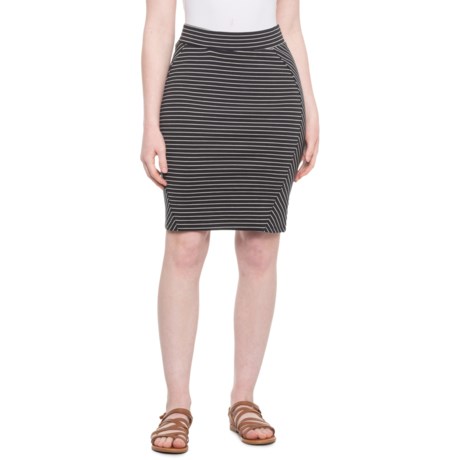 TOADandCO Transita Skirt - UPF 30+ (For Women) - BLACK THIN STRIPE (XS )