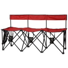 Travel Chair TravelBench El Grande Chair - 3 Seat in Red - Closeouts