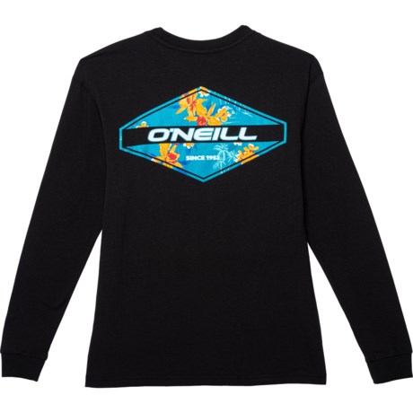 O&#39;Neill Tres Amigos T-Shirt - Long Sleeve (For Big Boys) - BLACK (M )