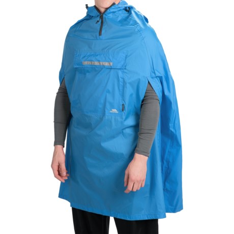 Trespass Qikpac(R) Packaway Rain Poncho Waterproof (For Men and Women)