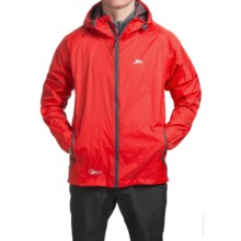 Trespass Qikpack Jacket - Waterproof (For Men and Women) in Grenadine - Closeouts