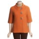 Tribal Sportswear Box Cardigan Sweater - Cotton, 3/4 Sleeve (For Women)