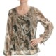 Tribal Sportswear Chiffon Blouse - Long Sleeve (For Women)