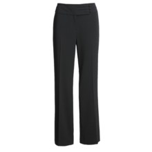 Tribal Sportswear Comfort Waist Pants - Plus Size, Pleated Closure (For Women) in Black