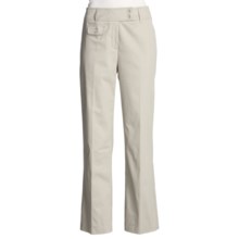 Tribal Sportswear Contour Waist Pants - Smooth Back, Stretch Cotton (For Women) in Stone