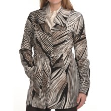 Tribal Sportswear Cotton Trench Jacket (For Women) in Mink