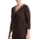 Tribal Sportswear Crushed and Studded Shirt - 3/4 Sleeve (For Women)