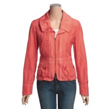 Tribal Sportswear Jacket - Zip-Front (For Women) in Melon