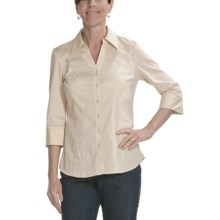 Tribal Sportswear Shaped Shirt - 3/4 Sleeve (For Women) in Cream