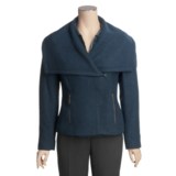 Tribal Sportswear Shawl Collar Jacket - Zip Front (For Women)