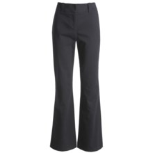 Tribal Sportswear Stretch Cotton Pants - Contoured Wide Waistband, Bootcut (For Women) in Deep Naval Navy