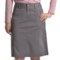 Tribal Sportswear Stretch Cotton Skirt (For Women) in Mid Grey