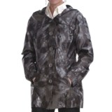 Tribal Sportswear Trench Jacket - Ruched Drawstring Collar (For Women)