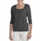True Grit 40’s Cotton Jersey Cardigan Sweater - V-Neck, Long Sleeve (For Women) in Black