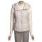 True Grit Bonded Quilted Vest - Attached Faux-Fur-Trimmed Hood (For Women) in Pearl Dimond Stitch
