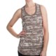 True Grit Camo Twisted Neck Tank Top (For Women)